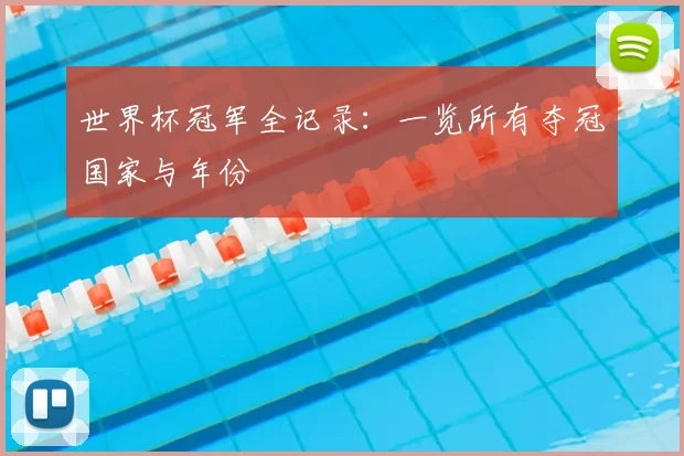 世界杯冠军全记录:一览所有夺冠国家与年份